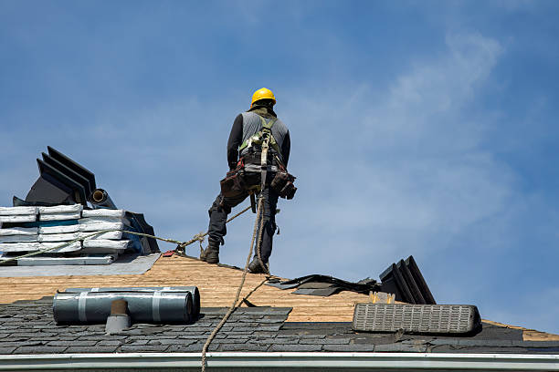 Professional Roofing technician working in Prairieburg, IA